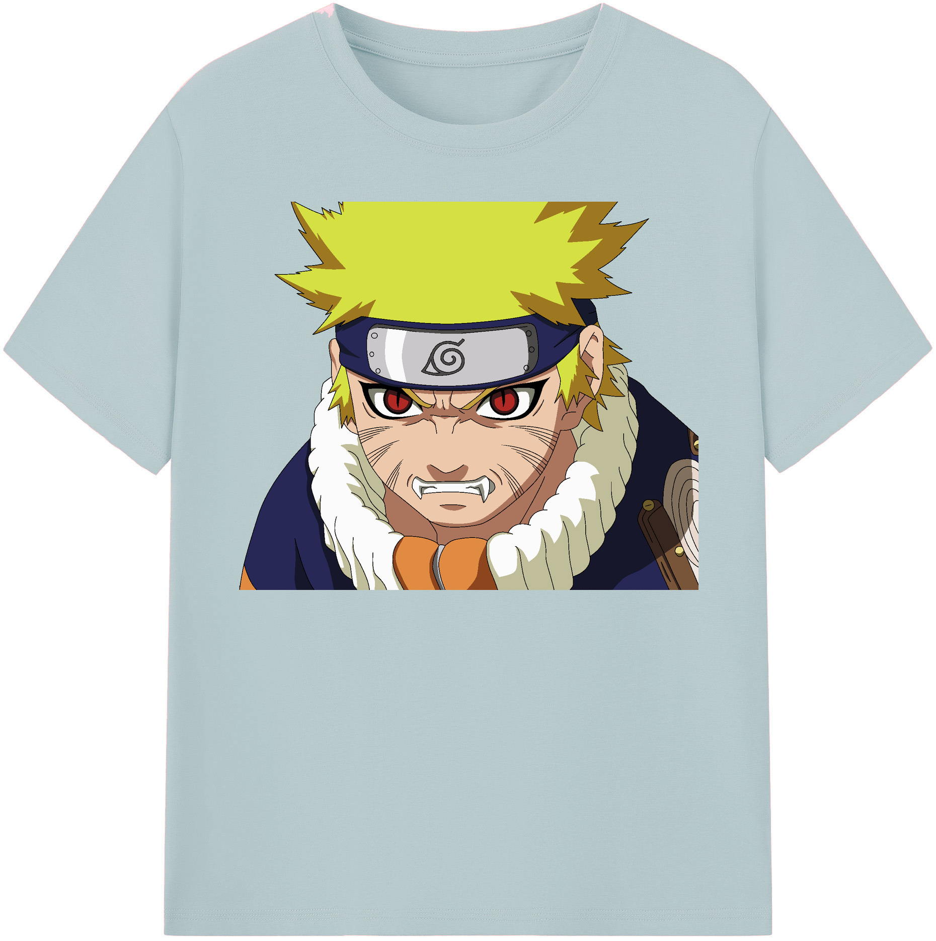（画像用） NARUTO -ナルト- うずまき ナルト Uzumaki Naruto 綿100％半袖Tシャツ（フロントプリント）